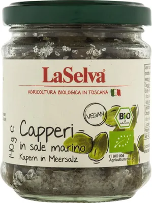 Produktbild von LaSelva Kapern in Meersalz - 140g