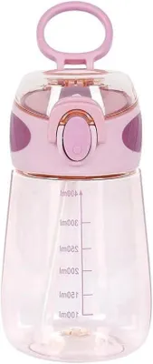 Productafbeelding van Waterfles met Rietje 14oz BPA-vrij Lekvrij voor Peuters en Kinderen