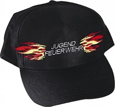 Produktbild von Baseballcap mit Einstickung - JUGENDFEUERWEHR - 68292 schwarz