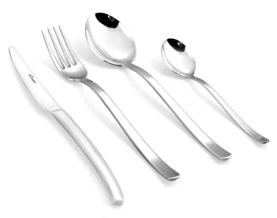 24-teiliges Besteckset aus Edelstahl 18/10, spülmaschinengeeignet