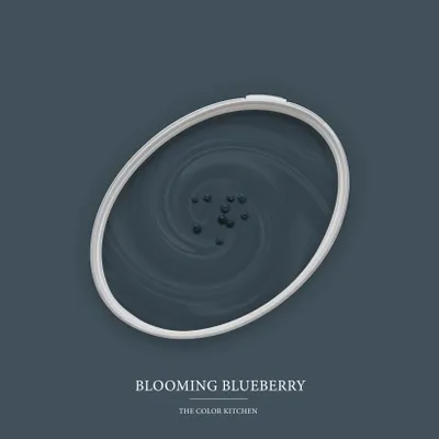 Obrázok produktu pre Farba na steny Modrá matná | The Color Kitchen Blooming Blueberry | Exkluzívna interiérová disperzná farba | 2,5 litra