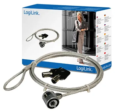 Immagine prodotto di Blocco di sicurezza per notebook Logilink da 1,5 m