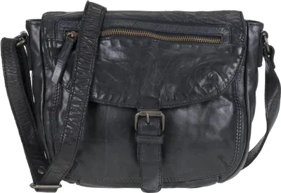 Image de Bear Design Sac à main femme Sac en cuir à bandoulière Cow Lavato noir CL32609-black
