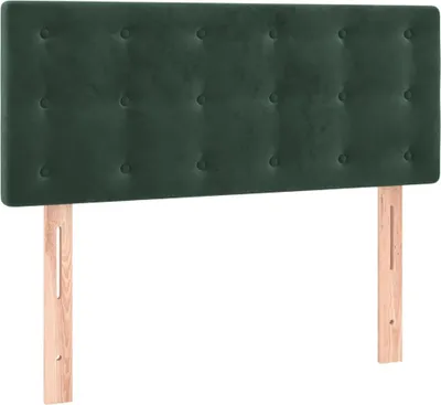 Produktbild von vidaXL Kopfteil Dunkelgrün 100x5x78/88 cm Samt