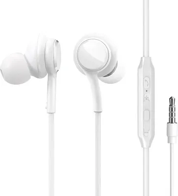 Zdjęcie produktu dla JOYROOM Wired Earphones JR-EW02, Half in Ear (White)