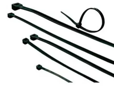 Obrázek produktu pro ACT CT1015, Uvolnitelná stahovací páska, Nylon, Černá, -40 - 85 °C, 100 mm, 2,5 mm