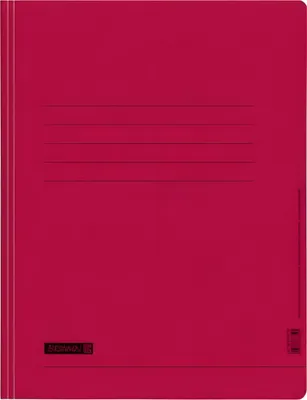 Produktbild von BRUNNEN Schnellhefter A4 mit Einstecktasche rot 102010720
