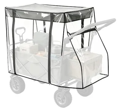 Zdjęcie produktu dla Pokrowiec przeciwdeszczowy na wózek 110X74X51 cm uniwersalny