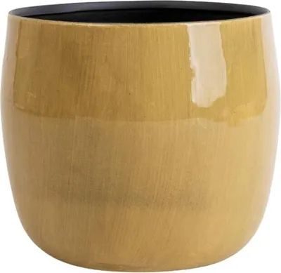Produktbild von Pflanztopf Babet - Camel Braun - D27xH23cm - Moderner Blumentopf mit
