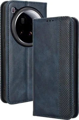 Produktbild von Xiaomi 15 Ultra Hülle - Coverup Vintage Style Klapphülle - Blau