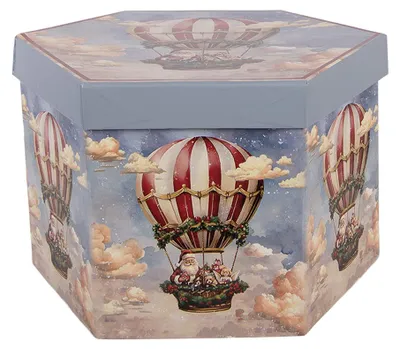 Produktbild von Clayre & Eef Weihnachtskugel 14er Set 8x8x8 cm Beige Kunststoff