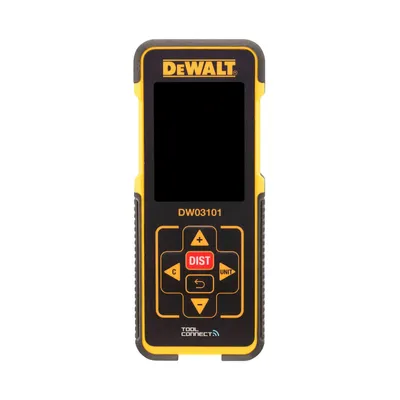 Produktbild von DeWALT DW03101, Laser distance meter, m, Schwarz, Gelb, AAA, Digital