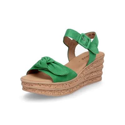 Produktbild von Gabor Damen Plateau Keilsandalette grün