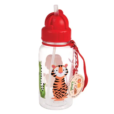 Produktbild von Rex London Animals 500 ml Strohhalmflasche 1 Stück