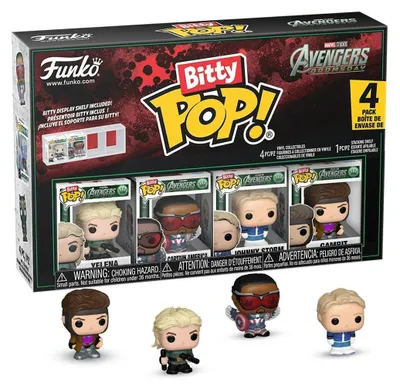 Produktbild von Funko FK92947 - Avengers: Doomsday Bitty POP! Vinyl Figuren 4er-Pack Series 1 2,5 cm - Neu