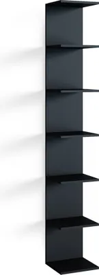 Produktbild von Vicco Wandregal Paolo, 30 x 190 cm, Schwarz