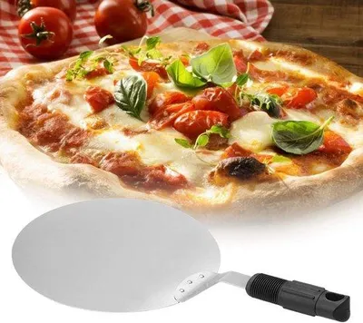 Produktbild von Famanu Pizzaschaufel mit Hitzebeständigem Griff - Ideal für Kuchen und Pizza