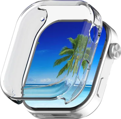 Image de Pour Xiaomi Redmi Watch 6 Electroplated Full Cover TPU Protection Housse Transparente