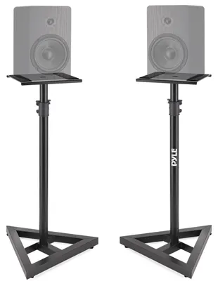 Produktbild von Pyle Lautsprecherständer, Boxenständer Höhenverstellbar 66-132cm, Universelles B
