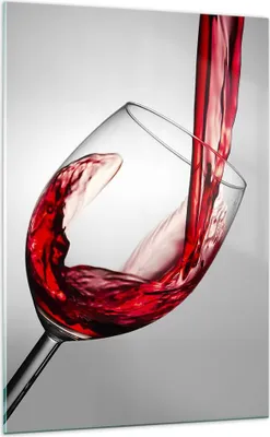 Produktbild von Bilder auf glas - Einteilig - Trinken glas wein - 70x100cm - Glasbilder - Wandbilder - Bilder - zum Aufhängen bereit - Wanddekoration aus Glas - Glas Bilder - Wandbild auf Glas - GPA70x100-2258