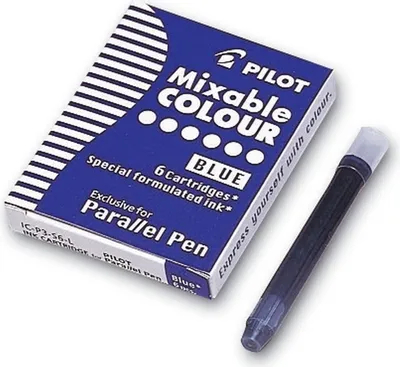 Produktbild von Füllhalterpatrone IC-P für Parallel Pen blau Packung mit 12 Stück