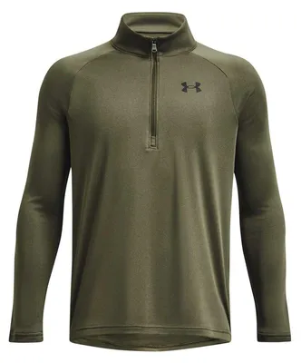 Produktbild von Under Armour - "Tech 2.0" Trainingsjacke für Jungen, mit halbem Reißverschluss GT19894 (146-152) (Khakigrün)
