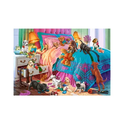 Obrázok produktu pre Puzzle 1000 dielov Veselí šteniatka 104475
