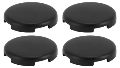 Image de Lot de 12 capuchons de remplacement pour manettes de jeu : capuchons en ABS de 2,5 cm pour manettes Cherry et boutons mécaniques TTC à contact croisé, noir mat