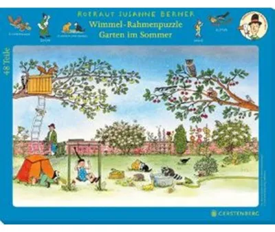 Produktbild von Wimmel-Rahmenpuzzle Zu Hause in Wimmlingen Motiv Garten