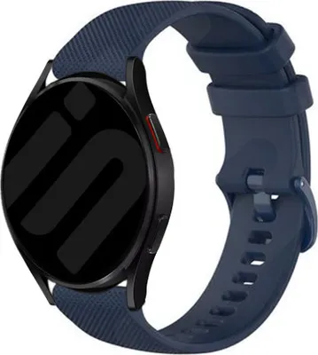 Produktbild von Strap-it Samsung Galaxy Watch 6 - 40mm Premium Silikon Armband (Dunkelblau)