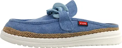 Produktbild von Fusion Damenschuhe Leinenschuhe Slipper Blau Freizeit, Schuhgröße:37 EU