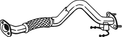 Produktbild von BOSAL Abgasrohr Auspuffrohr für VW GOLF VI (5K1) Vorne 750-259