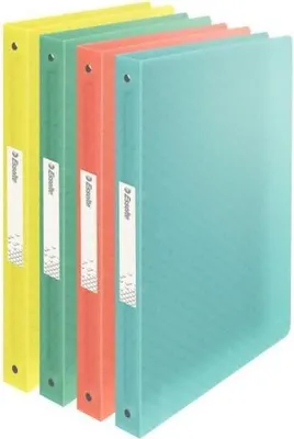 Zdjęcie produktu dla Esselte 626249, A4, Okrągły pierścień, Prezentacja, Polipropylen (PP), Różne kolory, 140 ark.