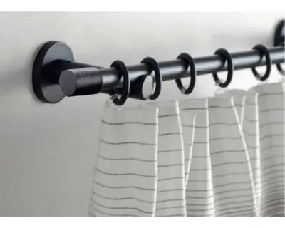 Obrázok produktu pre Garniža Zeta Ø 16 mm 160 cm čierna matná