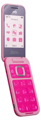 Produktbild von HMD Barbie Phone, Klappgehäuse, Dual-SIM, 7,11 cm (2.8"), 0,3 MP, 1450 mAh, Pink