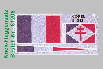 Zdjęcie produktu dla Krick Flaggensatz La Toulonnaise