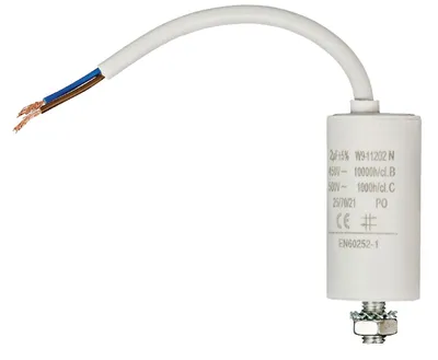 Produktbild von Kondensator Motorkondensator Anlaufkondensator Arbeitskondensator mit Kabel 450V 2 µF