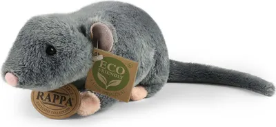 Produktbild von RAPPA Plsch-Maus 20 cm ECO-FRIENDLY