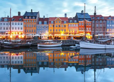 Produktbild von BLUEBIRD Puzzle Sonnenuntergang in Nyhavn 500 dlc