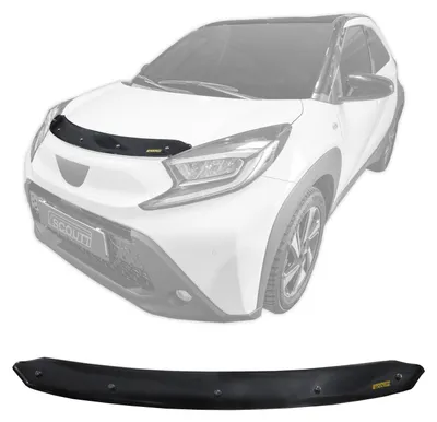 Image de SCOUTT | Bra Capot Déflecteur Protection Pour Toyota Aygo X Depuis 2022, Aérodynamique, Assemblage Facile, Aucun perçage requis