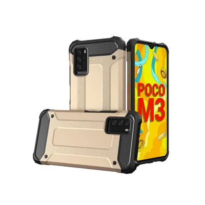 Image de Hybrid Armor Hülle für Xiaomi Redmi Note 10 5G/Poco M3 Pro - Golden KP10255