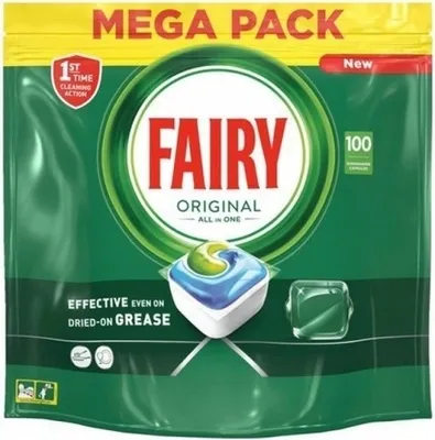 Obrázok produktu pre Fairy, Originálne tablety do umývačky riadu All-in-1, 100 kusov