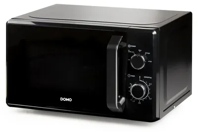 Productafbeelding van Domo DO2520, Werkblad, Vrijstaande magnetron, 20 liter, 800 watt, Bediening: knoppen, Kleur: zwart