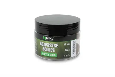 Obrázek produktu pro Karel Nikl rozpustné boilies Scopex & Squid 150g Průměr: 14mm