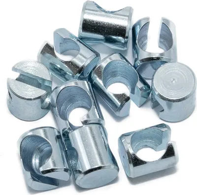 Produktbild von Lötnippelaufnahmen MZA Set 10x Bowdenzug längsgeschlitzt Ø 8 mm B 9 mm