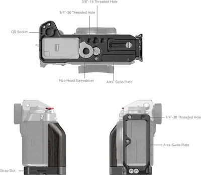 Immagine prodotto di Staffa a L SMALLRIG per Fujifilm X-T5 - 4137