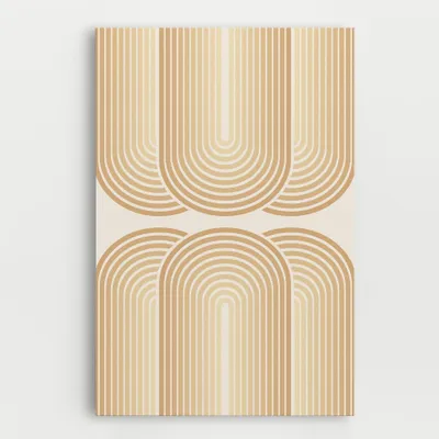 Produktbild von ARTHUB® Leinwandbild 80x120 cm, Arch Poster | Wohnzimmerdekoration, Hängende Bilder, Wanddekoration, Heimdekoration, Abstrakte, Minimalistische