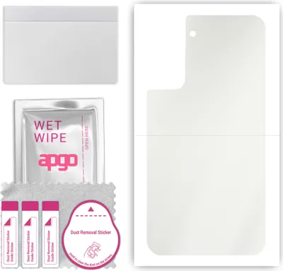 Produktbild von apgo Rückseite Schutzfolie, Matt, kompatibel mit Samsung Galaxy S21 5G, Hinten Hydrogel-Displayschutzfolie mit Positionierhilfe, kratzfest, einfache Montage