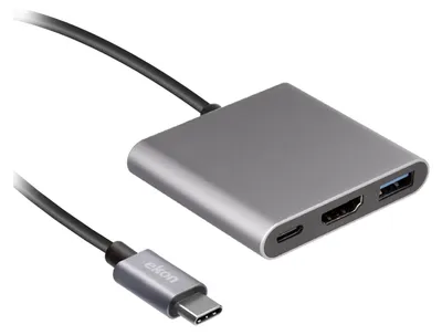 Immagine prodotto di EKON Hub multiporta 3 in 1 HDMI - USB - Type-C femmina