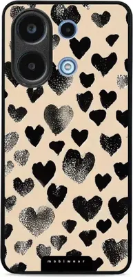 Produktbild von Handyhülle für Xiaomi Redmi Note 13 4G, Mobiwear Glossy Case, Beige Liebe
